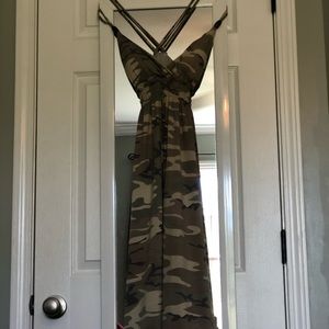 Size S Camo maxi dress